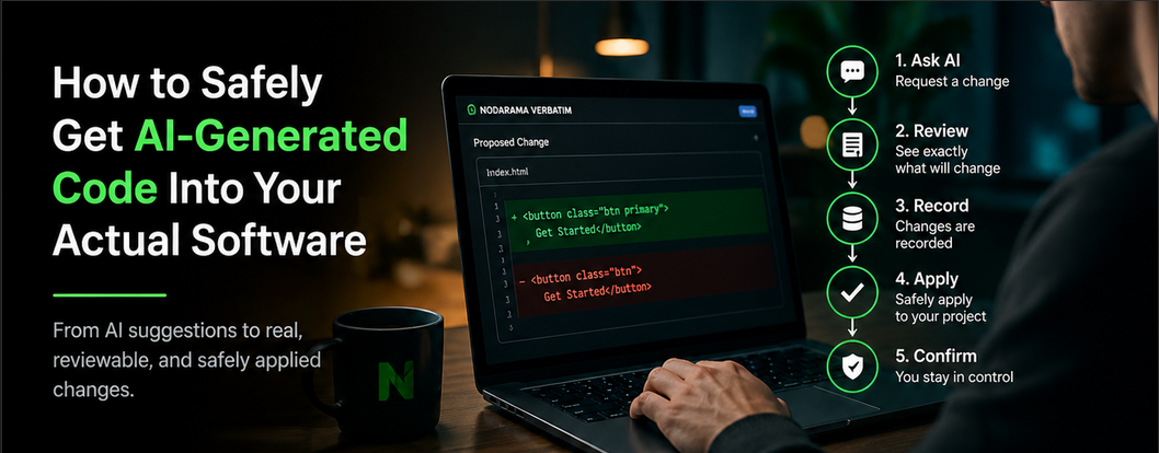How to safely get AI-generated code into your actual software